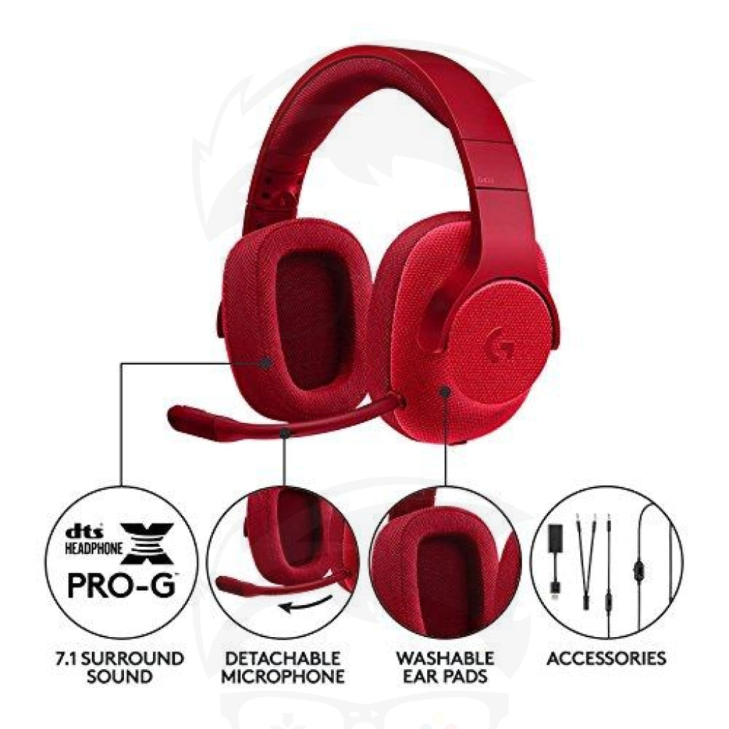 Logitech G433 7.1 Wired Surround Gaming Headset Logitech G433 7.1 Wired Surround Gaming Headset